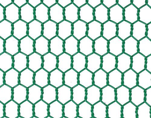 PVC Green Wire Netting 1000mm X 50mm 10m