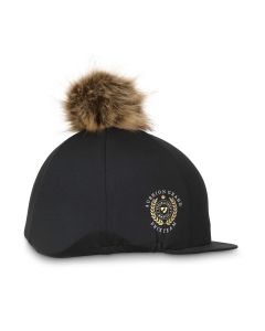 Shires Aubrion Team Riding Hat Silk Black