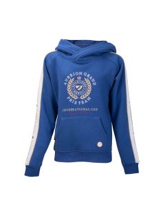 Shires Young Rider Aubrion Team Hooded Sweatshirt Navy