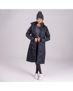 Shires Womens Aubrion Halycon Long Coat Charcoal