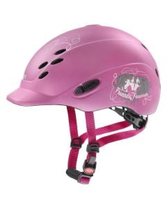 Uvex Onyxx Friends II Childrens Riding Hat Pink Matt