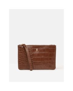 Joules Eliza Faux Leather Croc Effect Pouch