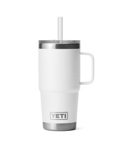 Yeti Rambler Straw Mug White