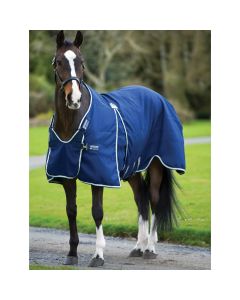 Horseware Rambo Optimo Stable Sheet Navy/Beige/Blue/Navy