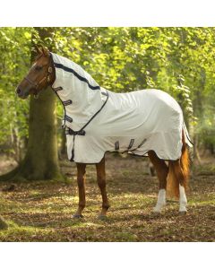 Horseware Rambo Natura Summer Sheet Lite Combo Turnout Rug White/Navy