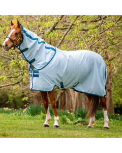 Horseware Amigo Bug Rug Fly Rug Azure Blue/Navy/Electric Blue