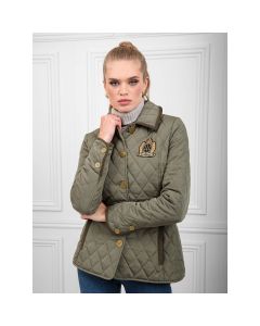 Fairfax & Favor Womens Bella Quilted Jacket Sage