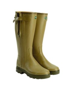 Le Chameau Mens Chasseur Cuir Calf Wellington Boots 