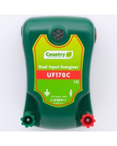 Country UF Dual Power Electric Fence Energiser - 1.7J 12v/230v