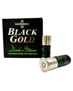 Gamebore Black Gold Dark Storm Precision Steel 12Ga 32g Bio Wad Shotgun Cartridges