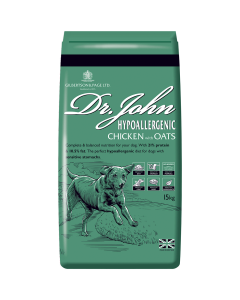 Dr John Dog Food Hypoallergenic Chicken with Oats 15kg