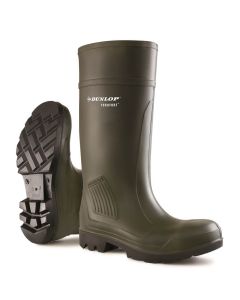 Dunlop Purofort Professional Full Safety Wellingtons Green