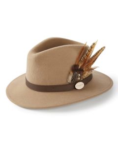 Hicks & Brown Ladies Suffolk Fedora Hat Gamebird Feather