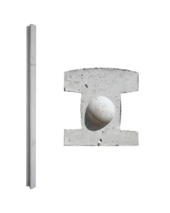 Concrete Fence Post 2-Way Slotted Intermediate Post 1.5m (L)