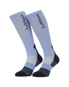 LeMieux Adult Esme Performance Socks Corn Blue