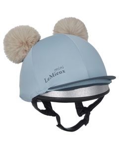 LeMieux Mini Double Pom Hat Silk Glacier