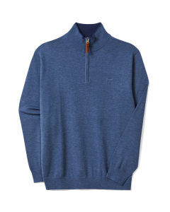 RM Williams Mens Ernest Sweater Indigo