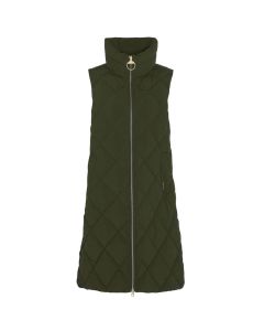 Barbour Womens Leverton Gilet Olive/Ancient