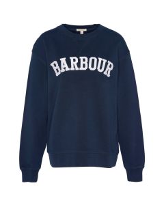 Barbour Womens Northumberland Jumper Navy/Cloud