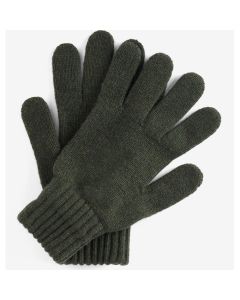 Barbour Mens Lambswool Glove Olive