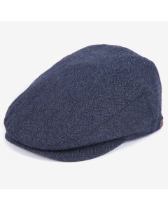 Barbour Mens Barlow Flat Cap Navy