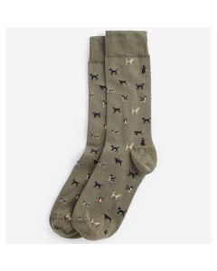 Barbour Mens Mavin Socks Mid Olive/Dog