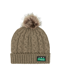 Ridgeline Unisex Nordic Fleck Bobble Hat Teak