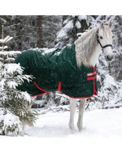 Horseware Rambo Original Heavy 400g Turnout Rug Green/Red