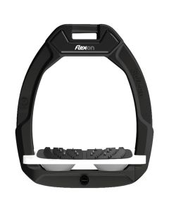 Flex-On Safe-On Safety IUG Stirrups -Black/White/Grey