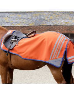 Premier Equine Stratus Reflective Exercise Sheet Burnt Orange