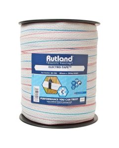 Rutland Electric Fencing 40mm Electro-Tape White