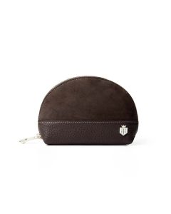 Fairfax & Favor Chiltern Coin Purse Chocolate Suede