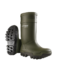 Dunlop Purofort Thermo Plus Safety Wellingtons Green