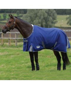 WeatherBeeta ComFiTec Premier Free II Lite Turnout Rug 0g Dark Blue/Grey/White