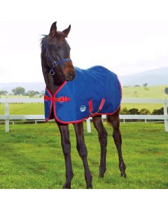 WeatherBeeta Original Foal Medium Turnout Rug 220g Navy/Red/White