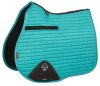 LeMieux Luxury ProSport Suede GP Square Saddle Pad Turquoise