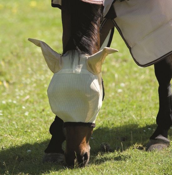 Horseware Amigo Fly Mask Oatmeal / Brown