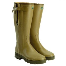 Le Chameau Mens Chasseur Cuir Wellington Boots