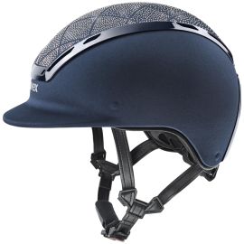 Uvex Exxeed Flash Riding Hat Satin Navy