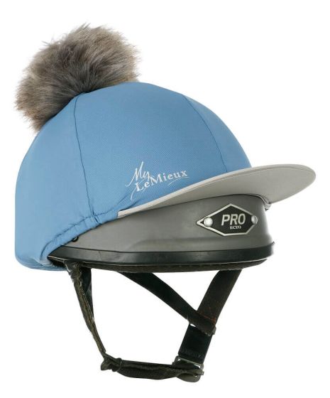 LeMieux Pom Pom Hat Silk Ice Blue