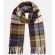 Joules Langtree Check Scarf Green Prink Check