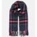 Joules Womens Langtree Scarf Navy Pink Check