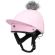 Charles Owen Harlow JS1 Pro Jockey Skull & Hat Silk Pastel Pink