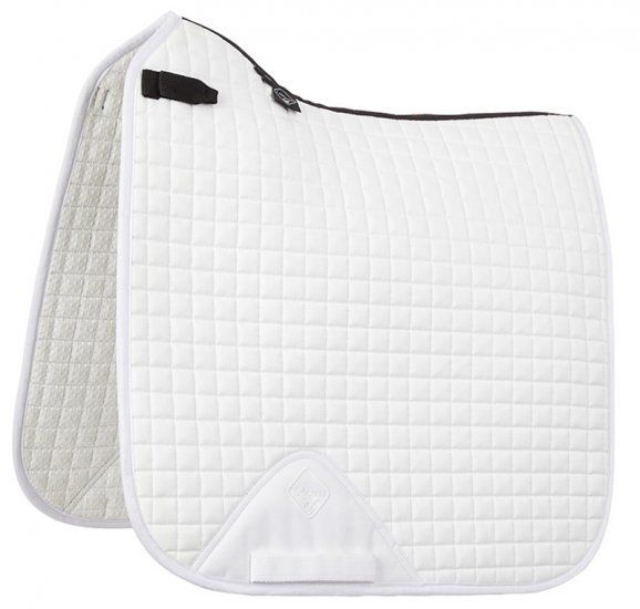 LeMieux ProSport Cotton Dressage Saddle Pad White