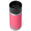 Yeti Rambler Bottle With Hotshot Cap Tropical Pink 12oz