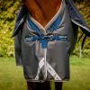 Horseware Amigo Bravo 12 Plus Medium 250g Turnout Rug Shadow/Navy/Lime