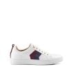 Fairfax & Favor Womens Alexandra Leather Trainers Stockist Exclusive Plum/Ink