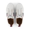 Fairfax & Favor Womens Alexandra Leather Trainers Stockist Exclusive Plum/Ink