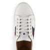 Fairfax & Favor Womens Alexandra Leather Trainers Stockist Exclusive Plum/Ink