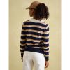 Joules Womens Maddie Stripe Jumper Navy Oat